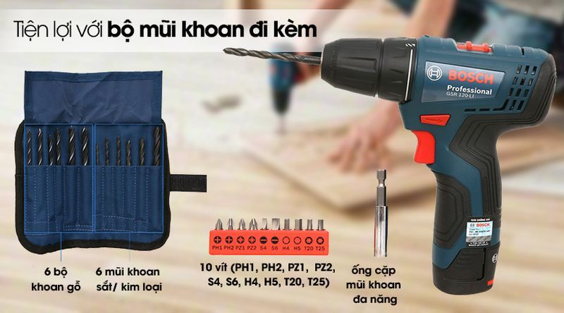 Dễ Sử Dụng và Chịu Lực: Bosch GSR 120-LI GEN II Đối Tác Tin Cậy