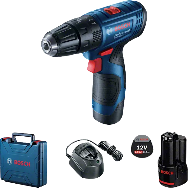 Khám Phá Sức Mạnh Đỉnh Cao Của Máy Khoan Động Lực Dùng Pin Bosch GSB 120-LI GEN II (1 Pin+Sạc 2 Chấu+Phụ Kiện): Lựa Chọn Hoàn Hảo Cho Mọi Công Việc!