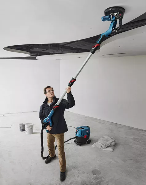 Máy Chà Nhám Tường Khô Bosch GTR 550: Hoàn Hảo Mọi Bề Mặt