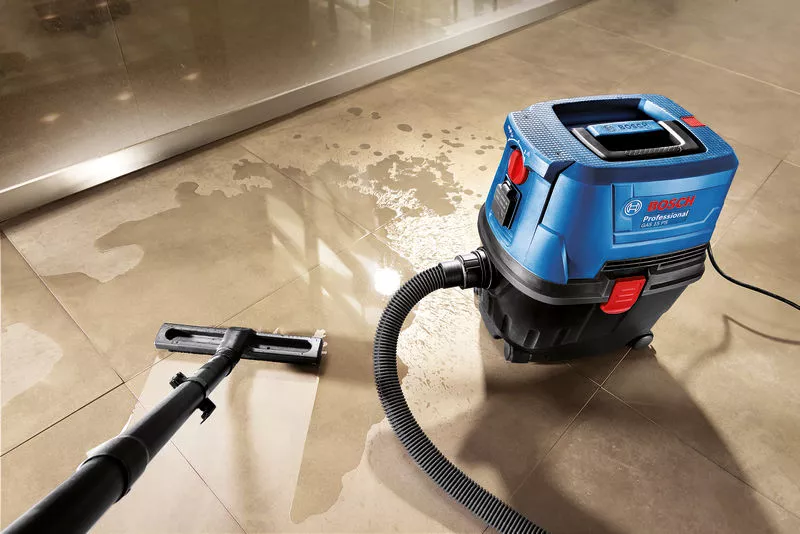 Máy Hút Ướt/Khô Bosch GAS 15 PS: Công Suất Khủng, Lọc Sạch Tối Ưu Mọi Bụi Bẩn!