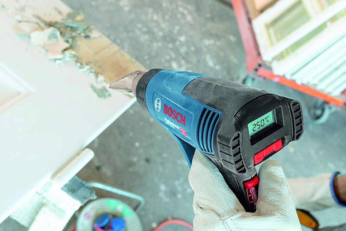 Máy thổi hơi nóng Bosch GHG 20-63 (kèm bộ mũi khò) - Đa Năng Cao Cấp
